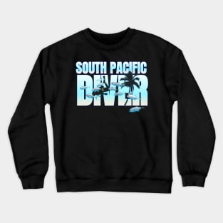 Scuba diving t-shirt designs Crewneck Sweatshirt